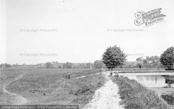 Photo of Sudbury, North Meadows And Bridge c.1950