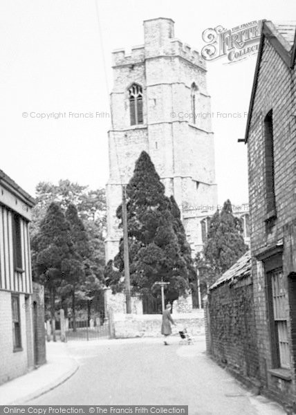Photo of Sudbury, St Gregory's Church c.1955