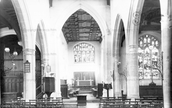 Photo of Sudbury, St Gregory's Church  Interior c.1960