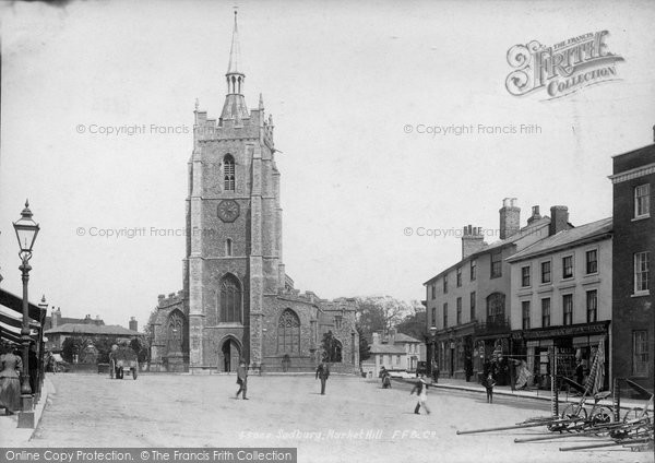 Photo of Sudbury, St Peter's Church And Market Hill 1900