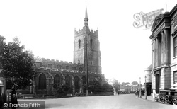 St Peter's Church And Town Hall 1932, Sudbury