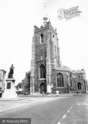St Peter's Church c.1955, Sudbury