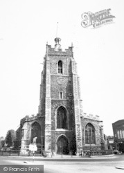 St Peter's Church c.1955, Sudbury