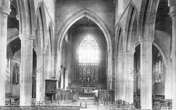 Photo of Sudbury, St Peter's Church Interior 1895