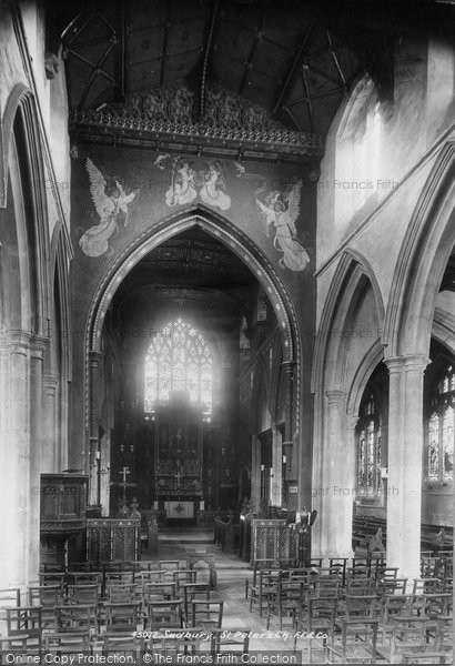 Photo of Sudbury, St Peter's Church Interior 1900