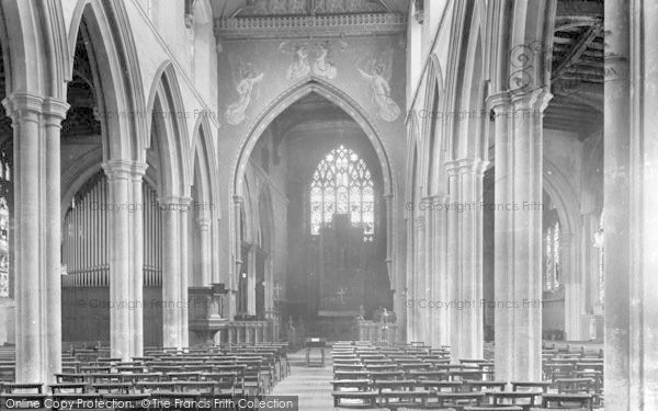 Photo of Sudbury, St Peter's Church Interior 1923