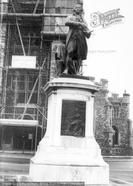Photo of Sudbury, Statue Of Gainsborough c.1965
