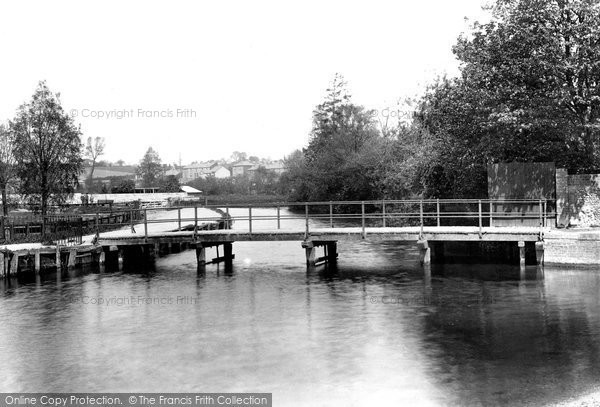 Photo of Sudbury, The Croft Bridge 1900