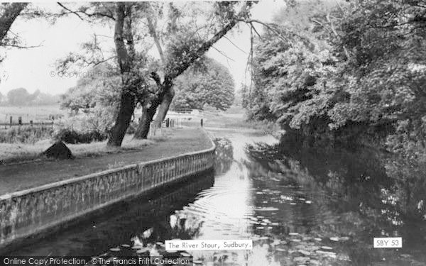 Photo of Sudbury, The River Stour c.1965