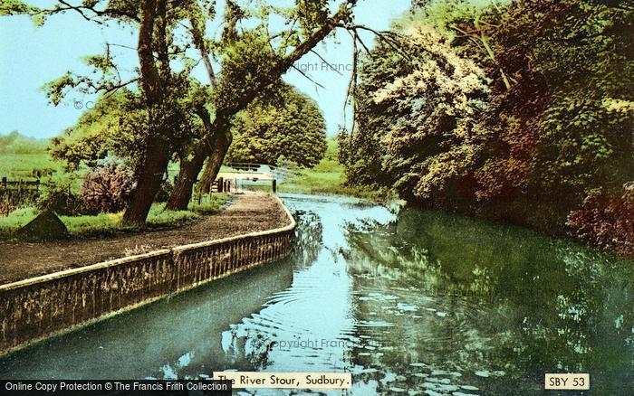 Photo of Sudbury, The River Stour c.1965