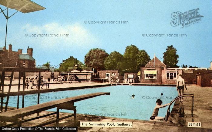 Photo of Sudbury, The Swimming Pool c.1965