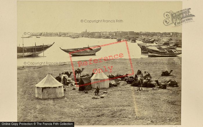 Photo of Suez, Frith's Encampment 1858