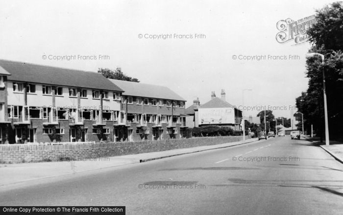 Photo of Sunbury, Staines Road East c.1955