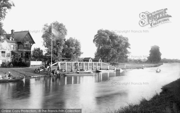 Photo of Sunbury, The River Thames 1890