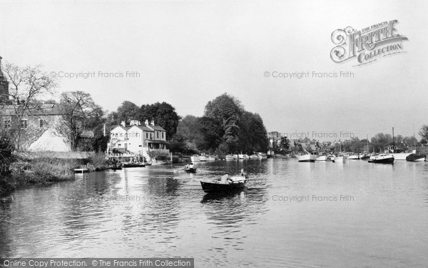 Photo of Sunbury, The River Thames c.1955