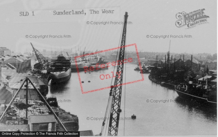 Photo of Sunderland, The Wear c.1955