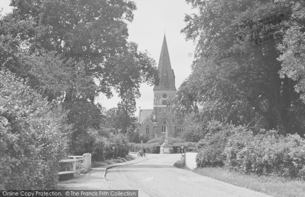 Photo of Sunningdale, Holy Trinity Church c.1955