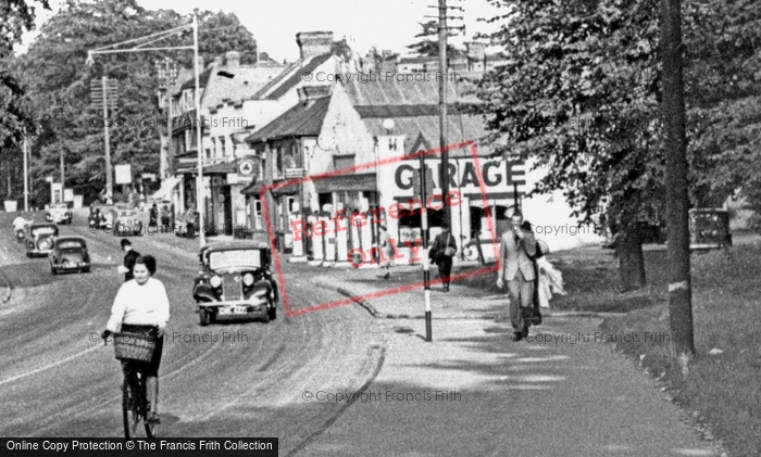 Photo of Sunningdale, London Road Garage c.1955