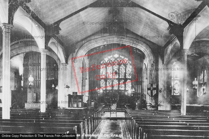 Photo of Sunninghill, The Church Interior 1901