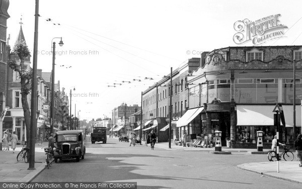 Photo of Surbiton, Brighton Road c.1955