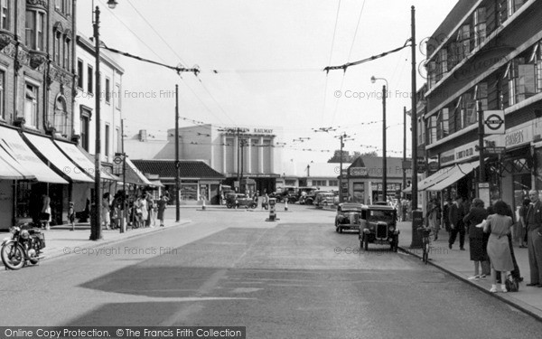 Photo of Surbiton, Claremont Road c.1955