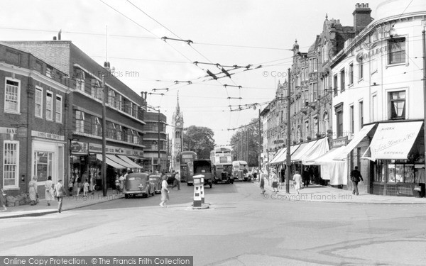 Photo of Surbiton, Claremont Road c.1955