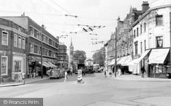 Surbiton, Claremont Road c1955