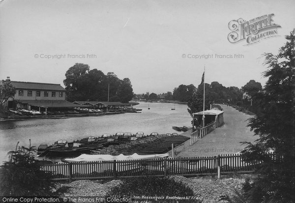 Photo of Surbiton, Messenger's Boathouse 1896