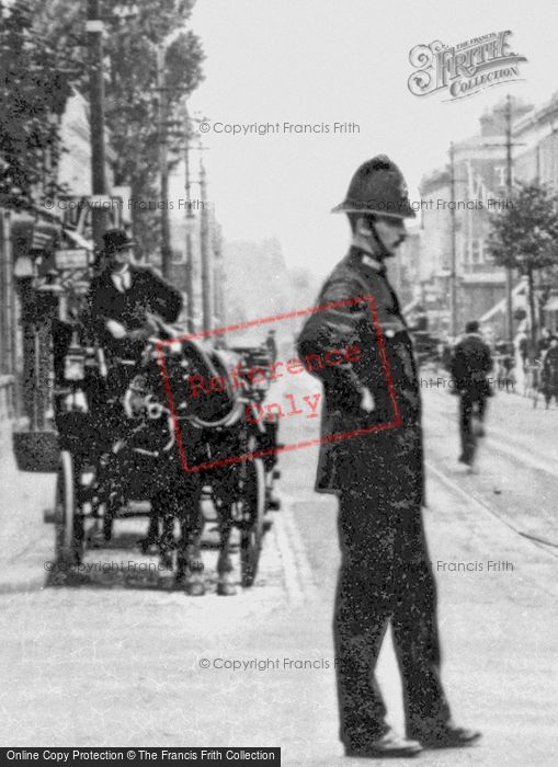 Photo of Surbiton, Policeman In Victoria Road c.1900