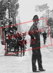 Policeman In Victoria Road c.1900, Surbiton