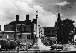 War Memorial And Public Library c.1955, Surbiton