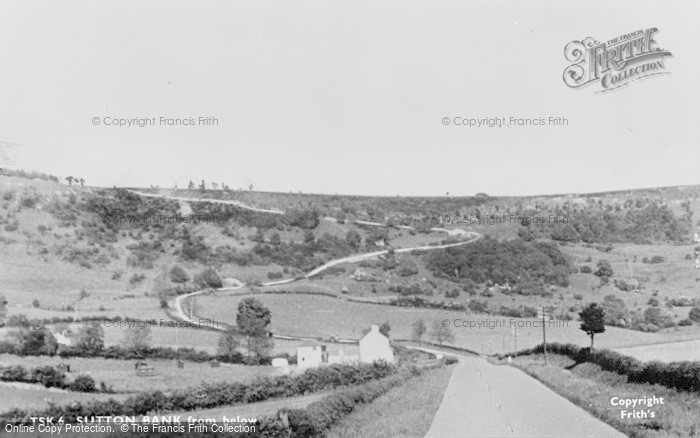 Photo of Sutton Bank, From Below c.1960