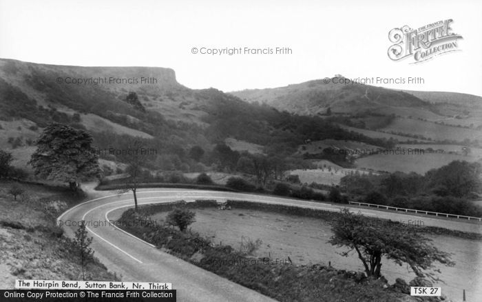Photo of Sutton Bank, The Hairpin Bend c.1960
