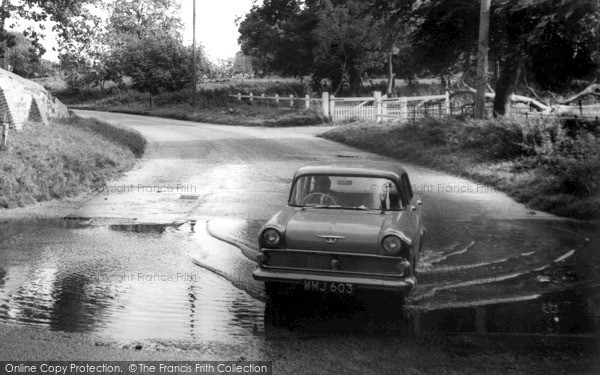 Photo of Sutton, Car In The Ford c.1955