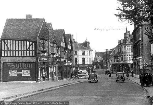 Photo of Sutton, Cheam Road c.1955