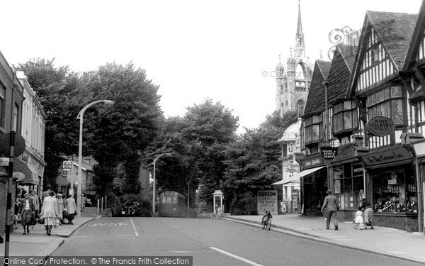 Photo of Sutton, Cheam Road c.1955