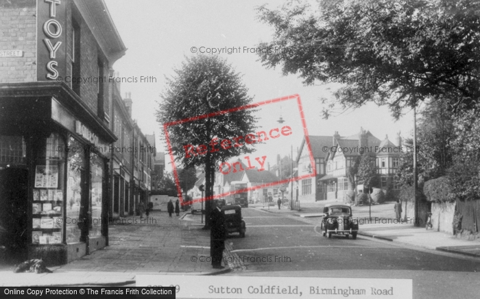 Photo of Sutton Coldfield, Birmingham Road c.1955