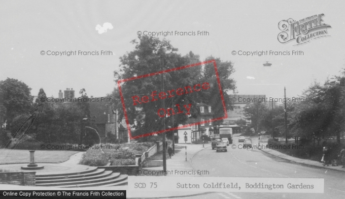 Photo of Sutton Coldfield, Boddington Gardens c.1965