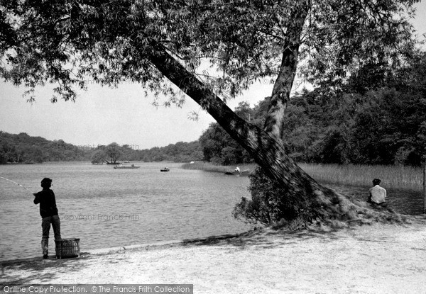 Photo of Sutton Coldfield, Bracebridge Pool, Sutton Park c.1960