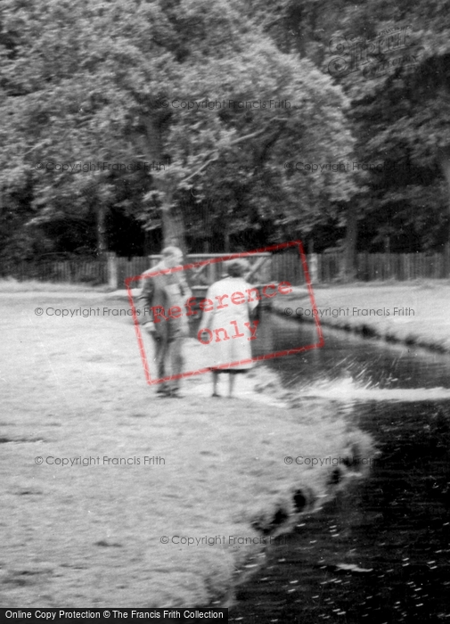 Photo of Sutton Coldfield, Couple In The Park c.1960