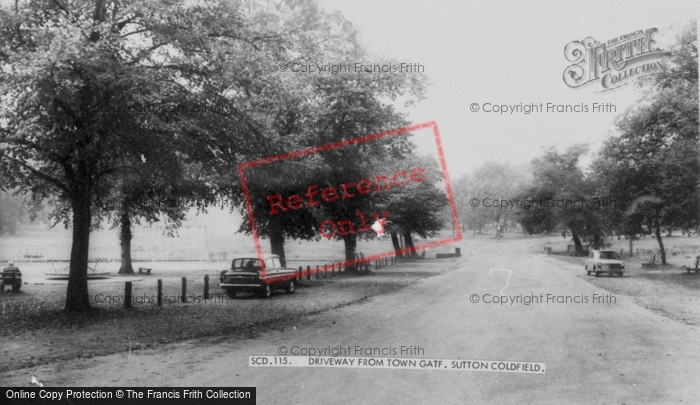 Photo of Sutton Coldfield, Driveway From Town Gate c.1965
