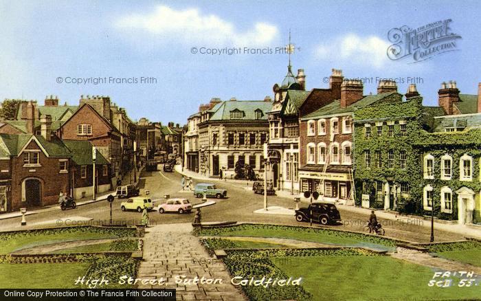 Photo of Sutton Coldfield, High Street And Gardens c.1960