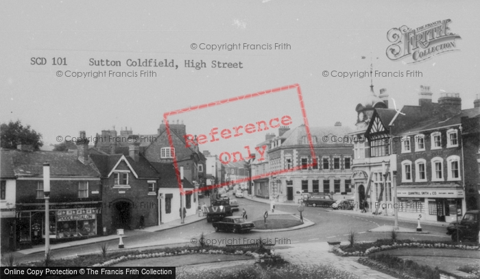 Photo of Sutton Coldfield, High Street c.1965