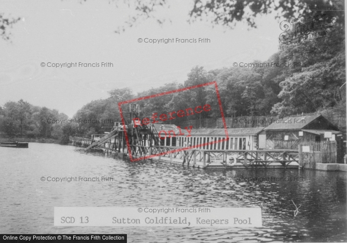 Photo of Sutton Coldfield, Keepers Pool c.1950
