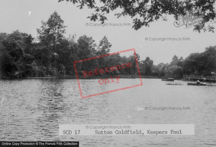 Photo of Sutton Coldfield, Keepers Pool c.1950