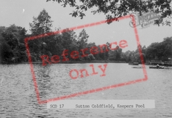 Keepers Pool c.1950, Sutton Coldfield
