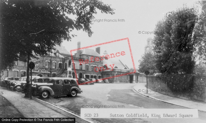 Photo of Sutton Coldfield, King Edward Square c.1955