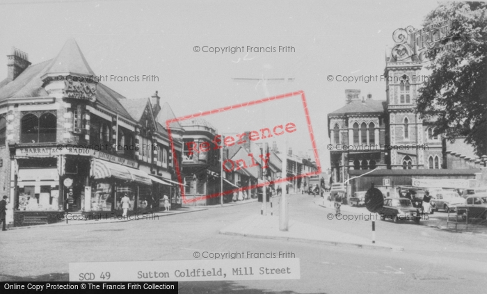 Photo of Sutton Coldfield, Mill Street c.1960