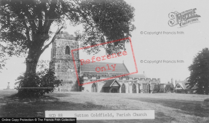 Photo of Sutton Coldfield, Parish Church c.1965