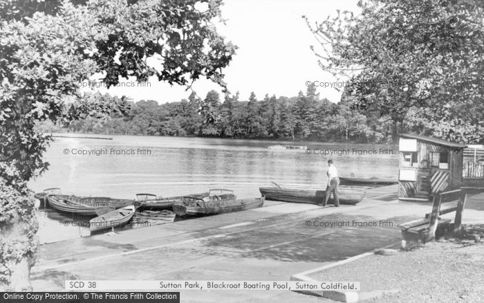 Photo of Sutton Coldfield, Sutton Park, Blackroot Boating Pool c.1960
